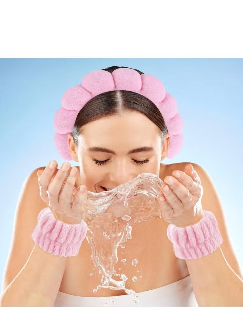 Shein Women’s Sponge Hair Band – Puffy Headband for Skincare & Hair Styling (Color May Vary) - Image 4
